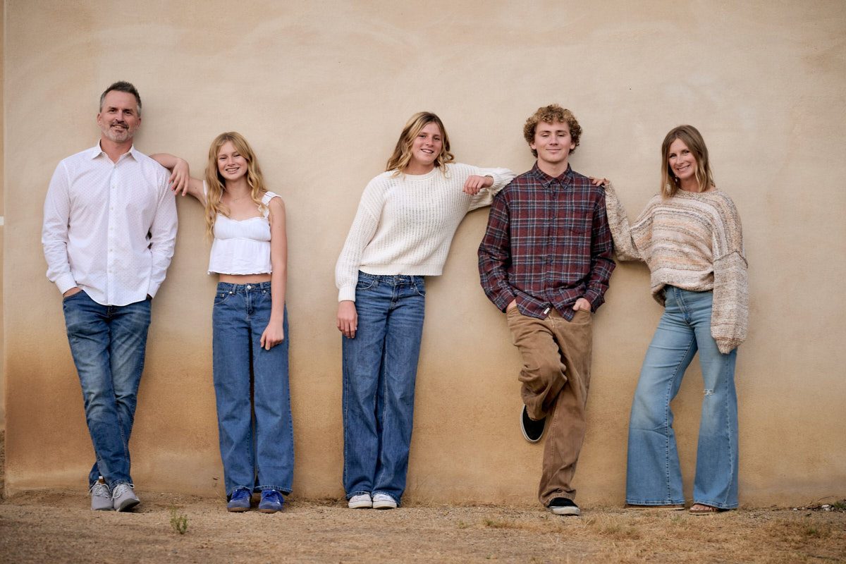 Hero: family at golden hour