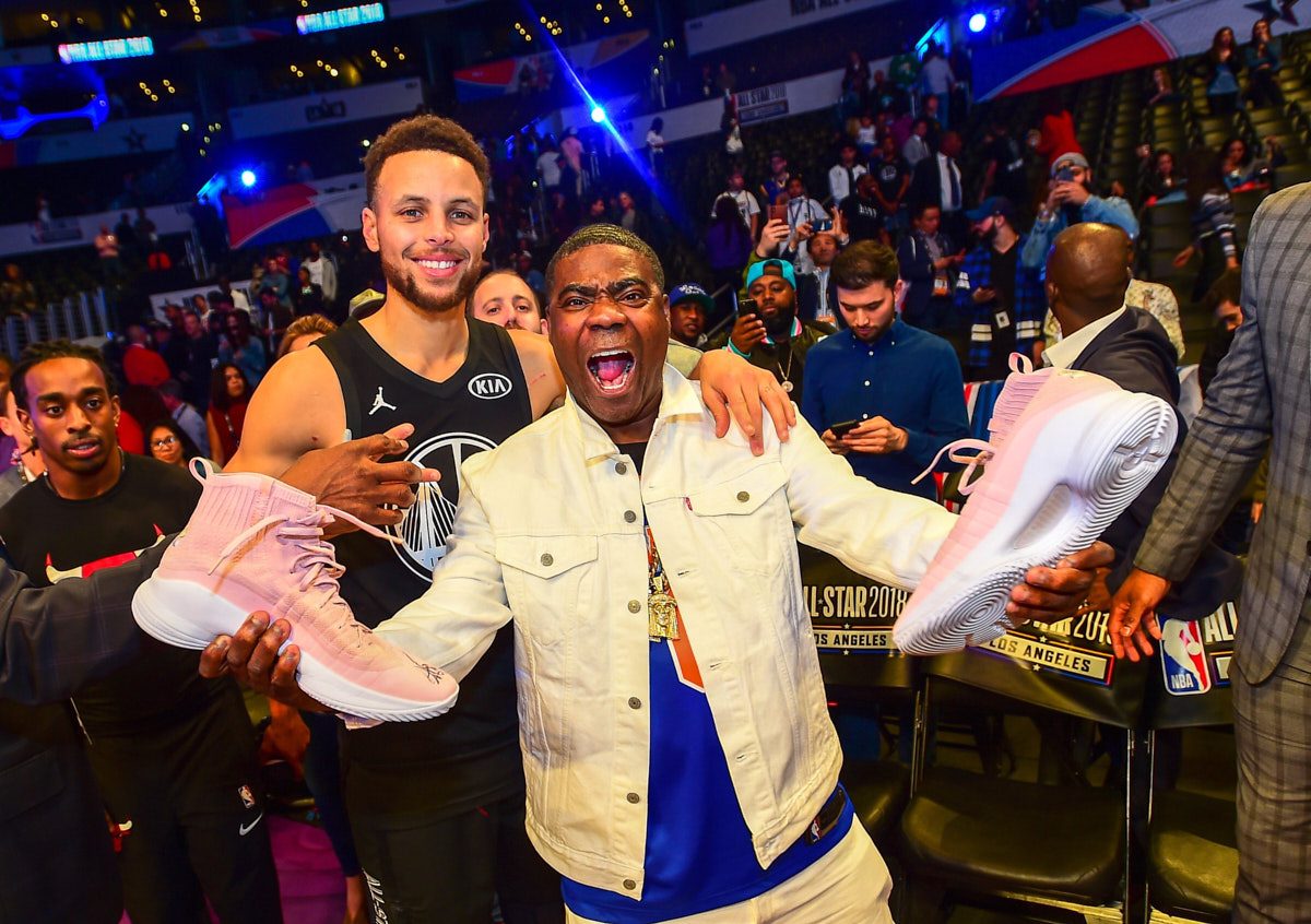 Courtside celebrity or VIP moment
