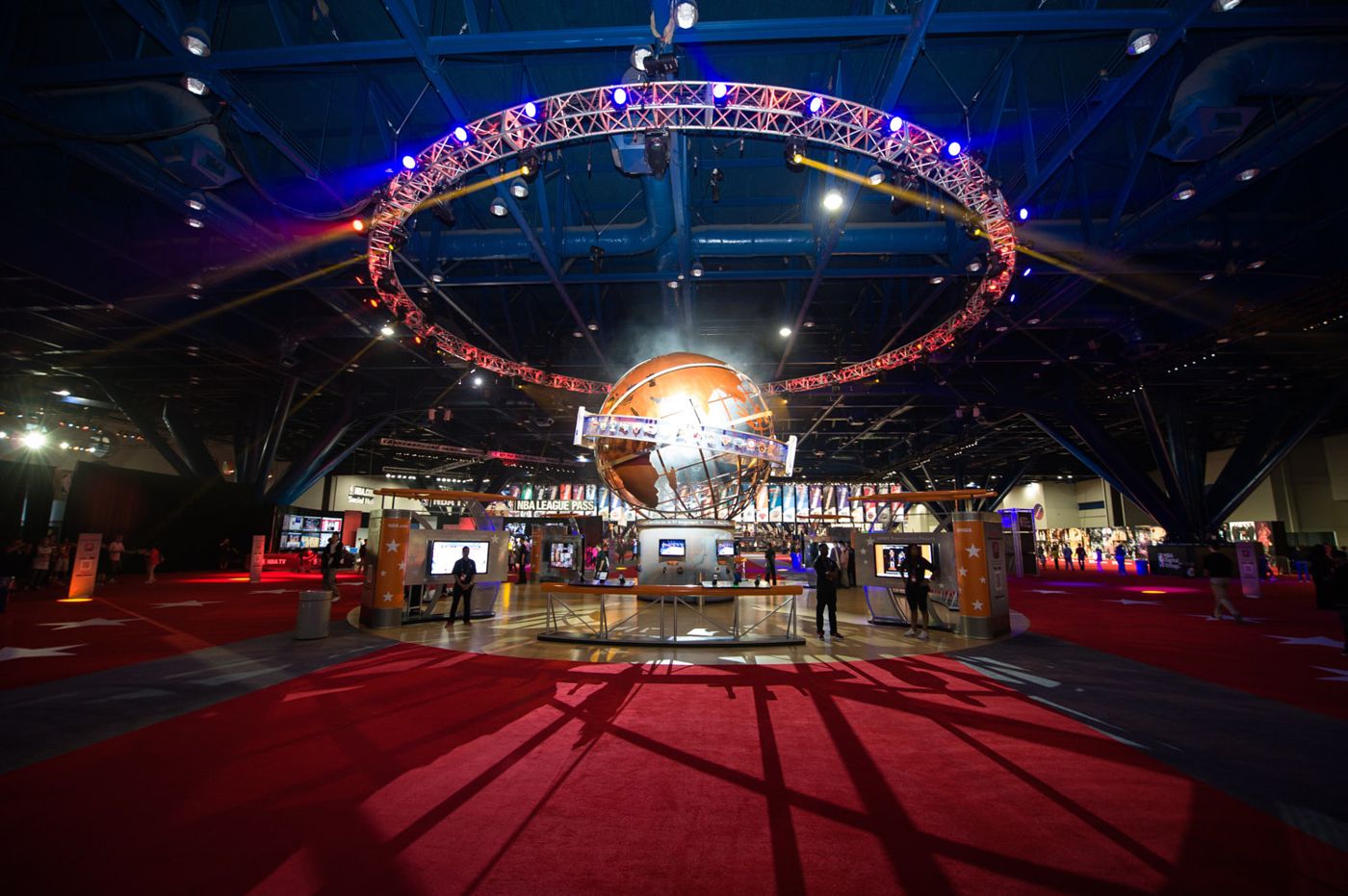 Expo hall entrance arch