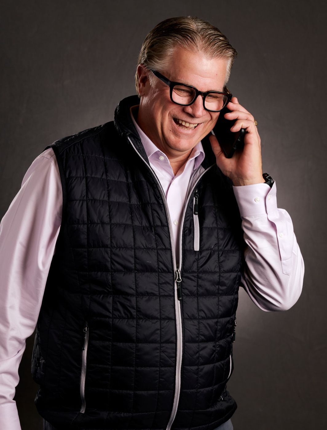 Executive portrait on the phone